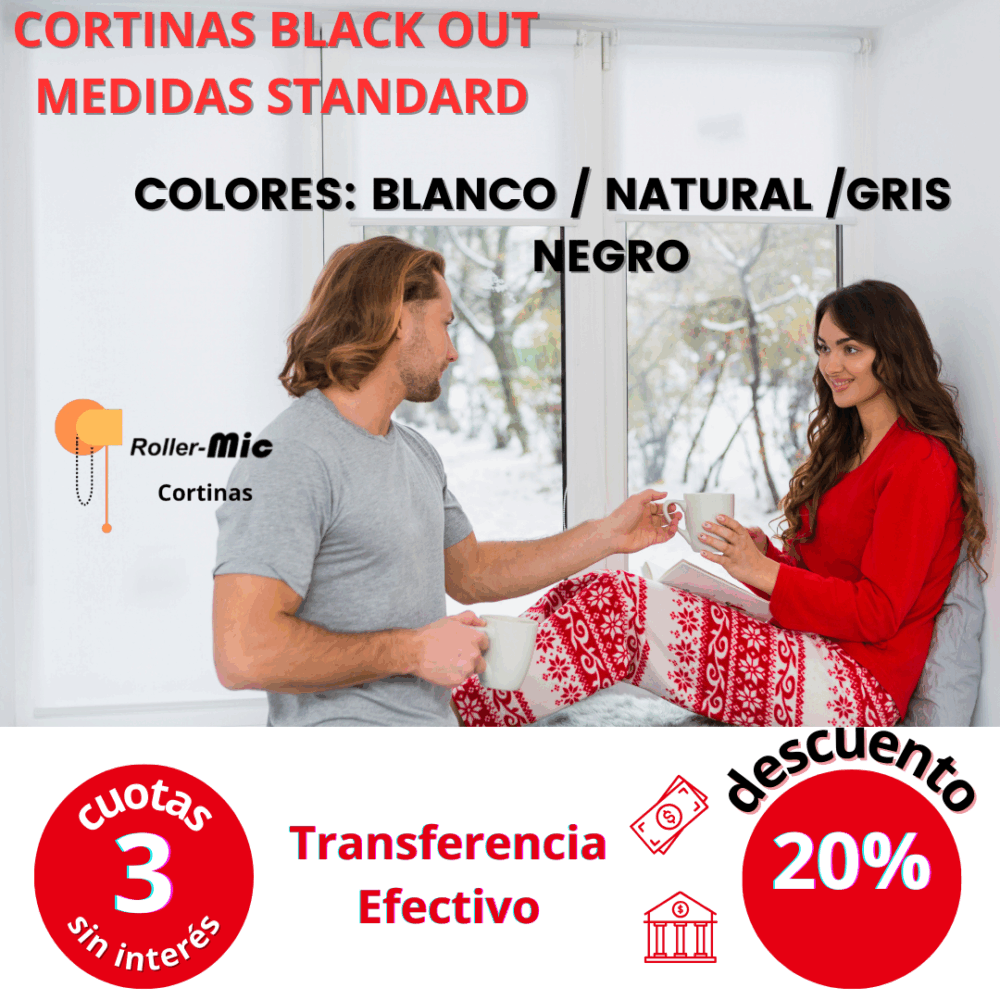 Cortinas Black out premium 1,90x2,10 metros
